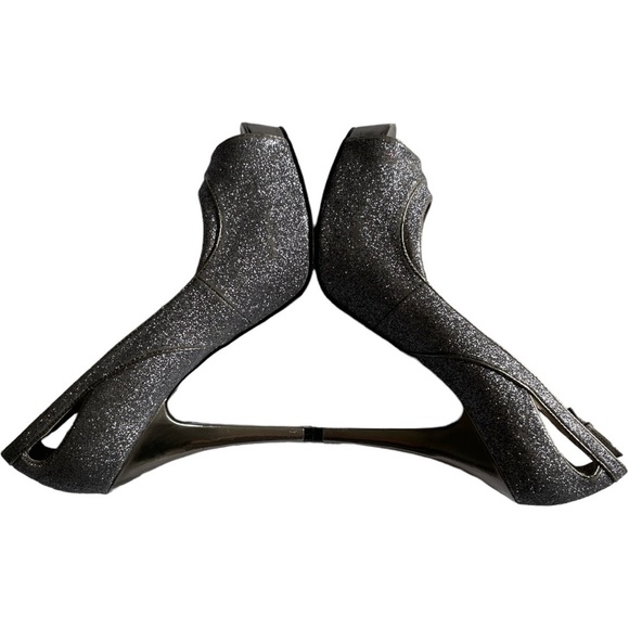 Vintage GUESS sparkly stiletto 5” heels size 7.5 - Picture 5 of 11